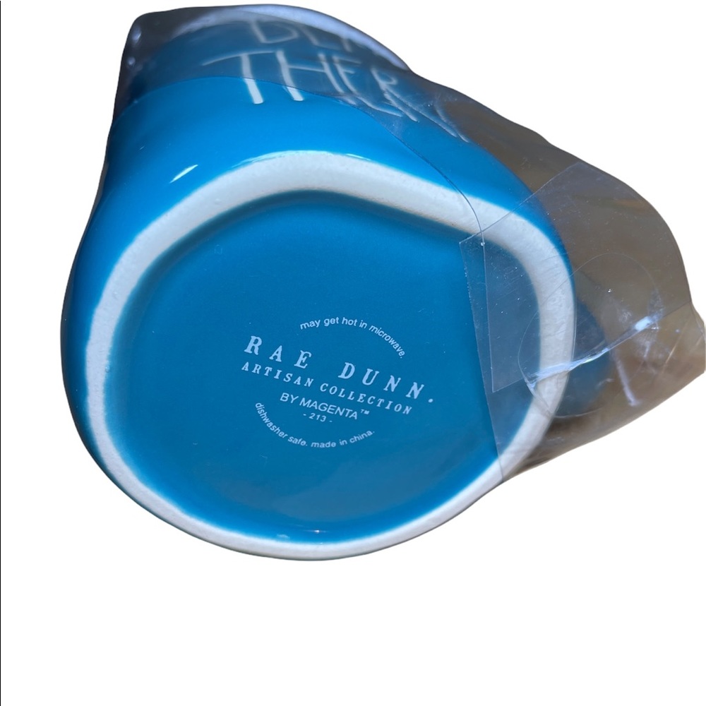 ⚡️SOLD⚡️Rae Dunn "Beach Therapy" Coffee Mug w/ Topper Lid Palm Tree 2 Set Mugs - Picture 9 of 11